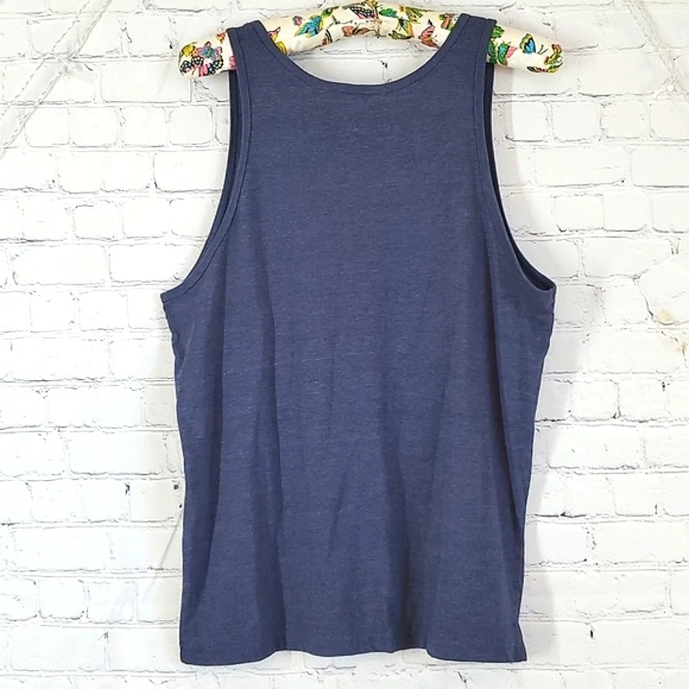 Shop Local Kentucky Red White Blue KY Shape Graphic Print Tank Top Mens Size M - Picture 8 of 11
